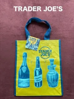 トレダージョーズ　TRADER JOE’S エコバッグ　ワインホルダー付きのサムネイル