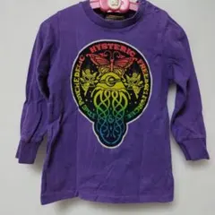 ヒスミニ HYSTERIC FREEDOM 紫色 長袖カットソー 90cm