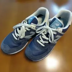 New Balance 574 ネイビー スニーカー28cm