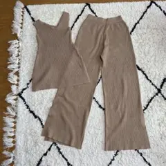 リブニット セットアップ