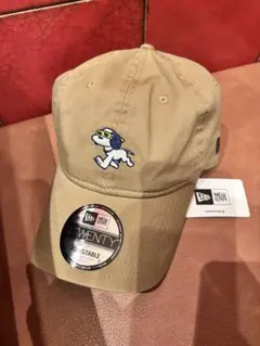 最終値下げ。スヌーピー ミュージアム　ニューエラキャップ 920 カーキ