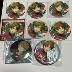 あんスタ 流星隊 高峯翠 缶バッジ 中国 群青 スタライ 6周年 サイン入り