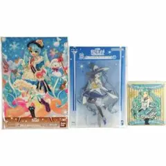 初音ミク 雪ミク 一番くじ アクリルスタンド イラストボード 色紙 3点セット