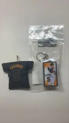 読売ジャイアンツ　門脇誠選手　LEDキーホルダー　　　 クッションユニフォーム
