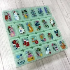 カルディ たてよこつながるカウントダウンボックス 収納ケース 24個 KALDI