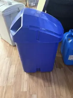 スイング式 ゴミ箱 ブルー ダストボックス