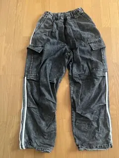 キッズ カーゴパンツ ブラック