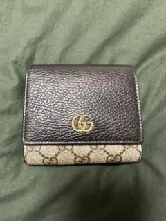 GUCCI ダブルG バイカラー ミディアム ウォレット
