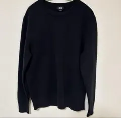 UNIQLO ウォッシャブルストレッチミラノリブクルーネックセーター