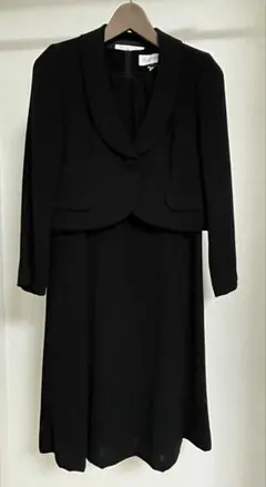 ☆COUTURE FAMILIA☆濃紺ワンピース&ジャケットセット ドレスプラス DRESS+ フォーマルワンピース ジャケット セット 膝丈