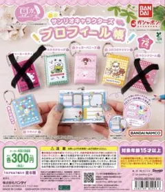 サンリオ プロフィール帳ガチャ 4点セット