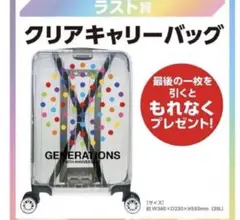 GENERATIONS エンタメくじ キャリーバッグ 2026年最新】generationsエンタメくじキャリーバッグの人気アイテム
