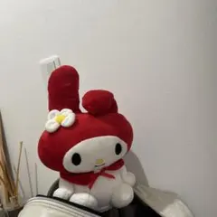 サンリオ マイメロディ ぬいぐるみ 平成 レトロ 頭巾 着脱可能 1997