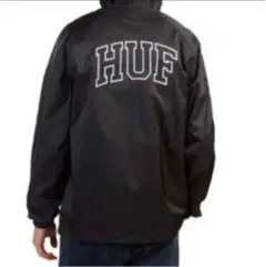 HUF コーチジャケット 黒 S ストリート