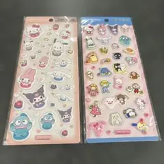 サンリオキャラクターズ　ぷっくりシール　キティ　マイメロ　シナモロール