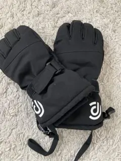 防水スキーグローブ ブラック(Ｍ)