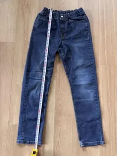 GUデニムパンツ ウエストゴム付き 150cm