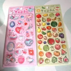 新品未開封　きゅるるんシール　2枚セット　BGM