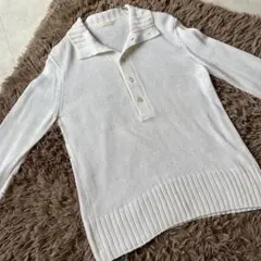 【美品】GALERIE VIE ギャルリーヴィー ニットポロ