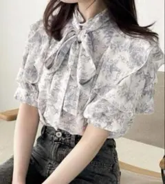 Heather トワルドジュイブラウス シャツ