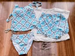 レディース　タンキニ水着　セパレート　上下4点セット　エンジェルルナ　Mサイズのサムネイル