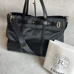 TUSTING MELFORD レザー 2WAY ネイビー 大容量 英国 新品 - メルカリ
