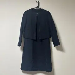 スーツ11号　ワンピースジャケットセット　ネイビー