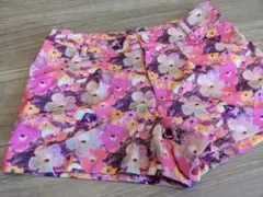 ワンウェイ　ショーパン　平成ギャル　y2k 00s 花柄　派手柄　ピンク