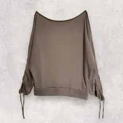 イング ドルマントップス M モカ ベージュ ギャザー袖のサムネイル