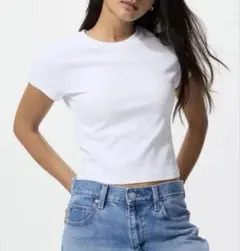 ★新品タグ付き★UNIQLOミニTシャツ XL ホワイト