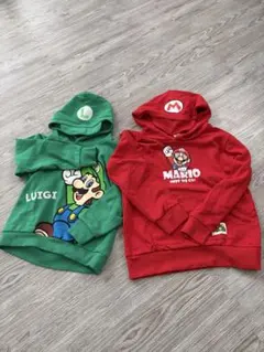 ルイージ・マリオ パーカーセット 120.140
