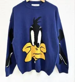 90s　イタリア製　Castelbajac　Daffy Duck　ニットセーターのサムネイル
