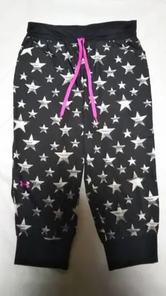アンダーアーマー 星柄 六、七分丈パンツ 一度着用