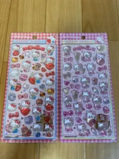 『正規品』ハローキティ ボンボンドロップシール 2シートセット