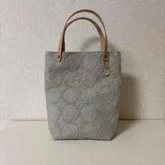 新品】ミナペルホネン hanaha トーストバッグ グレー 日本製 ミナ