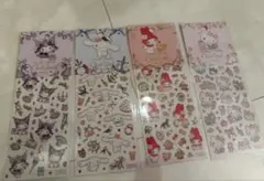 サンリオ　たけいみき　シール4枚　キティーシナモロールマイメロクロミ