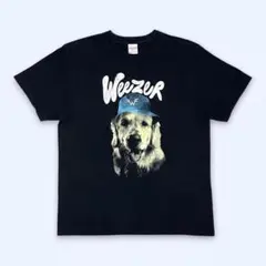 Weezer ウィーザー Tシャツ 黒 ドッグ 犬 ロキソニ2025 公式 美品 Weezer ウィーザー Tシャツ 黒 ドッグ 犬 ロキソニ2025 公式 美品