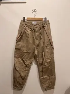 ベージュカーゴパンツ サスペンダー付き RAGEBLUE レイジブルー