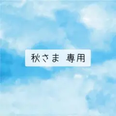秋さま 専用