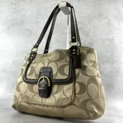 【大人気美品⭐︎】COACH コーチ ソーホー 25294 キャンバス ベージュ