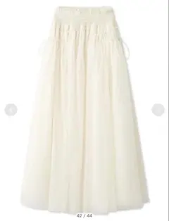 snidel 【Chacott】Sustainableチュールスカート