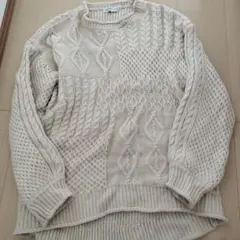 SEASON SEASON by Lin & Red アイボリー ニットセーター