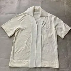 【コラム】白　ポロシャツ　F 半袖　綿100%★