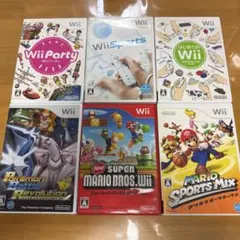 wii 人気ソフト6本セット
