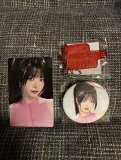 Le Sserafim ウンチェ グッズ 缶バッジ カード キーホルダー