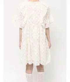 merry jenny フラワードットティアードミニワンピース