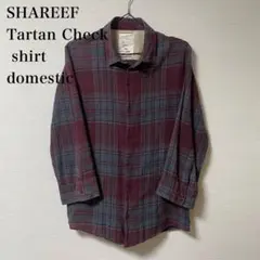 SHAREEF タータンチェック シャツ domestic tokyoのサムネイル