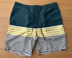 UNIQLO メンズ ショートパンツ ボーダー柄 Lのサムネイル