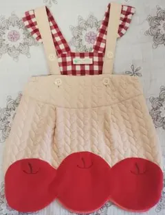 babycheer　ベイビーチアー　りんごジャンパースカート　80cm【美品】