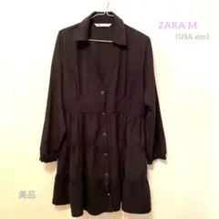 ZARAシャツワンピ美品